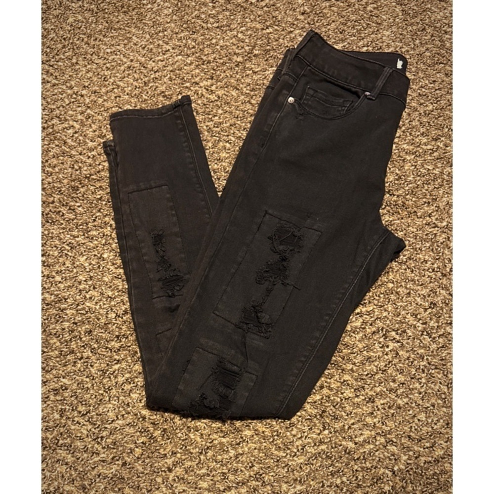 High Rise Skinniest Distressed Jeans